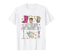 I Just Freaking Love Gardening For Garden Mom and Plant Lady Camiseta