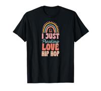I Just Freaking Love Hip Hop Bohemio Rainbow Trendy Boho Camiseta