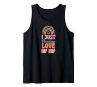 I Just Freaking Love Hip Hop Bohemio Rainbow Trendy Boho Camiseta sin Mangas