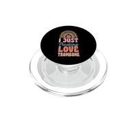 I Just Freaking Love Trombón Bohemio Rainbow Trendy Boho PopSockets PopGrip para MagSafe