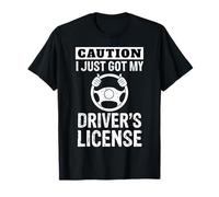 I Just Got Driver's License Funny New Driver Boys Girls Camiseta