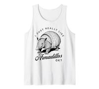 I Just Like Armadillos Ok Funny Armadillo Camiseta sin Mangas