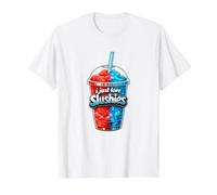 I Just Love Slushies Cool Fun Summer Slushy Drink Slushie Camiseta gráfica económica, Hombre, Blanco, L
