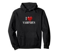 I Just Love Vampiros Criatura Vampiro Drácula Sudadera con Capucha