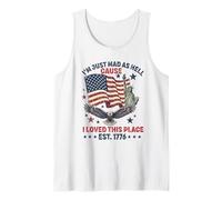 I Just Mad As Hell Cause I Love This Place 1776 4 de Julio Camiseta sin Mangas