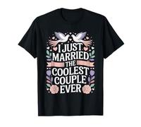 I Just Married The Coolest Couple Ever Oficiante - Camiseta