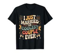 I Just Married The Coolest Couple Ever Oficiante - Camiseta