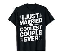 I Just Married The Coolest Couple Ever Oficiante - Camiseta