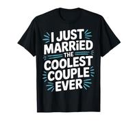 I Just Married The Coolest Couple Ever Oficiante - Camiseta