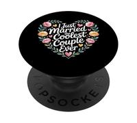 I Just Married The Coolest Couple Ever Oficiante |- PopSockets PopGrip Adhesivo