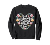 I Just Married The Coolest Couple Ever Oficiante |- Sudadera