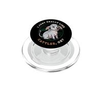 I Just Really Like Cattles Ok Animal de Granja Lindo Vaca Brahman PopSockets PopGrip para MagSafe