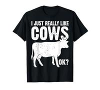 I Just Really Like Cows Ok - Cow Lover Dairy Farming Gifts Camiseta
