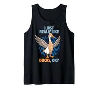 I Just Really Like Ducks Ok Animal Lindo Indian Runner Duck Camiseta sin Mangas