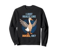 I Just Really Like Ducks Ok Animal Lindo Indian Runner Duck Sudadera