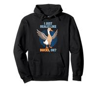 I Just Really Like Ducks Ok Animal Lindo Indian Runner Duck Sudadera con Capucha