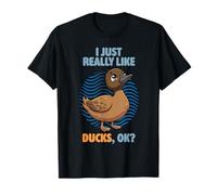 I Just Really Like Ducks Ok Animal Lindo Khaki Campbell Duck Camiseta