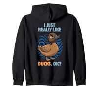 I Just Really Like Ducks Ok Animal Lindo Khaki Campbell Duck Sudadera con Capucha