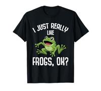 I Just Really Like Frogs - Rana Divertida y Linda para niños Camiseta