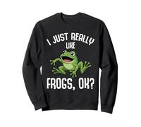 I Just Really Like Frogs - Rana Divertida y Linda para niños Sudadera