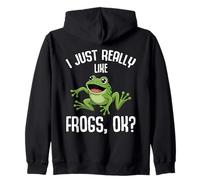 I Just Really Like Frogs - Rana Divertida y Linda para niños Sudadera con Capucha