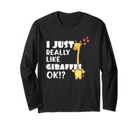 I Just Really Like Giraffes OK? Girls Giraffe Animal Lover Manga Larga