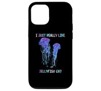 I Just Really Like Jellyfish, OK? Watercolor Fish, JellyFish Carcasa para iPhone 12/12 Pro