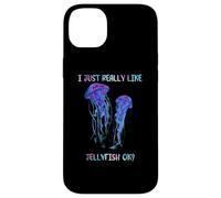 I Just Really Like Jellyfish, OK? Watercolor Fish, JellyFish Carcasa para iPhone 14 Plus