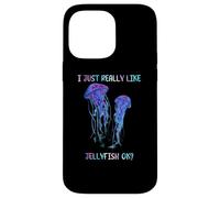 I Just Really Like Jellyfish, OK? Watercolor Fish, JellyFish Carcasa para iPhone 14 Pro Max