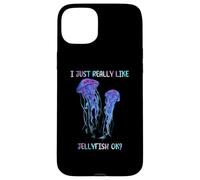 I Just Really Like Jellyfish, OK? Watercolor Fish, JellyFish Carcasa para iPhone 15 Plus