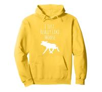 I Just Really Like Moose, Ok? Alce Funny Animal Camping Sudadera con Capucha