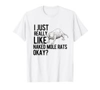 I Just Really Like Naked Mole Rat Lover Cachorro de Arena Camiseta