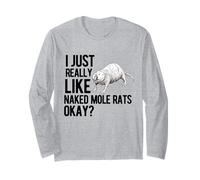 I Just Really Like Naked Mole Rat Lover Cachorro de Arena Manga Larga