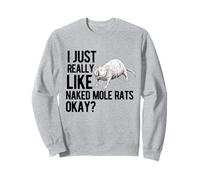 I Just Really Like Naked Mole Rat Lover Cachorro de Arena Sudadera