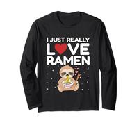 I Just Really Love Ramen Sloth Kawaii Anime Fideos japoneses Manga Larga