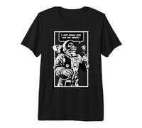 I Just Wanna Give You The Creeps Dead Goth Skull Astronauta Camiseta Premium