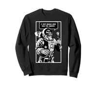 I Just Wanna Give You The Creeps Dead Goth Skull Astronauta Sudadera