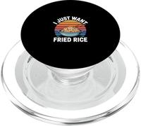 I Just Want Fried Rice Asian Cuisine Food Meal - PopSockets PopGrip para MagSafe