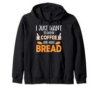 I Just Want To Drink Coffee and Bake Things Mothers Day Sudadera con Capucha