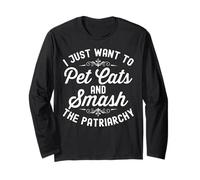I Just Want To Pet Cats and Smash The Patriarchy Feminism Manga Larga