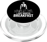I Just Wanted Breakfast Funny Meme Diseño Gráfico PopSockets PopGrip para MagSafe