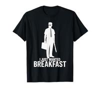 I Just Wanted Breakfast Funny Meme Equipo de Diseño Gráfico Camiseta