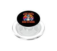 I Keep All My Dad Jokes in A Dad-a-Base Skeleton Fathers Day PopSockets PopGrip para MagSafe