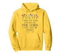 I Keep My Eyes Always on the Lord Not Be Shaken Psalm 16:8 Sudadera con Capucha