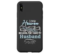 I Know Heaven Is A Beautiful Place They Have My Husband Carcasa para iPhone XS MAX