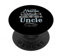 I Know Heaven Is A Beautiful Place They Have My Uncle PopSockets PopGrip Adhesivo