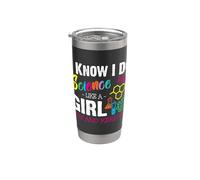 I Know I Do Science Like A Girl Try and Keep Up - Scientist Vaso térmico de acero inoxidable de doble pared