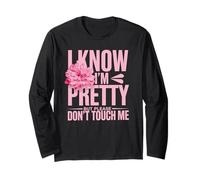 I Know I'm Pretty But Please Do Not Touch Me Mujeres Manga Larga