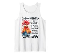 I Know I'm Weird But Sometimes It Make You Laugh - Cita Divertida Camiseta sin Mangas