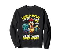 I Know I'm Weird But Sometimes It Make You Laugh - Cita Divertida Sudadera